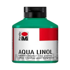 Marabu Aqua-Lino Printing Colour, Blue Green, 250ml