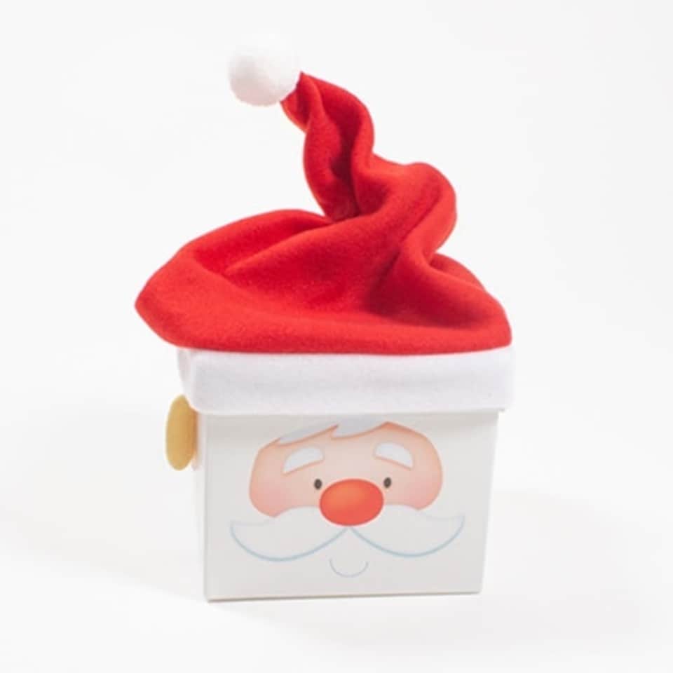 image 1 of Santa Plush Christmas Large Stackable Gift Boxes - Pack of 3