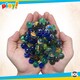 image 7 of 200pk Traditional Glass Marbles – Classic Cat’s Eye Design in Assorted Colours, Durable Toys for Indoor/Outdoor Games, Crafts & Play