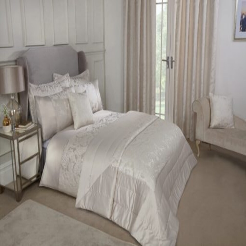 image 1 of Cavendish Bedspread Cream Cream | Cream