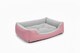 image 3 of Plush Waterproof Sofa Dog Cat Bed Basket Soft Fleece Pet Bed 6 Sizes | Pink | S