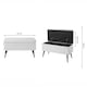 image 4 of Lola Boucle Teddy Ottoman Storage Bench | Cream | Cream
