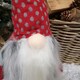image 3 of Large Festive 52cm Cuddly Gonk Indoor Christmas Decoration - Red Hat Grey Spots