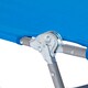 image 9 of Outsunny Sun Lounger with Reading Hole, Folding Garden Lounger, Blue