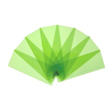 Pack of 8 Light Green 210x80mm Dyslexia Overlay Reading Strips - PET Material, Rounded Corners | Green | Light Green