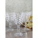 image 5 of Mikasa Wine Glass Set Clear Black Crystal 450ml Set of 4