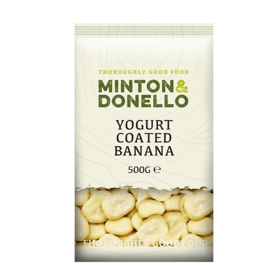 image 1 of Minton & Donello Yoghurt Coated Banana Chips 6 x 500g