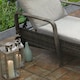 image 3 of VENTURA Rattan Sun Lounger with Adjustable Recline | Grey | Grey | One Size