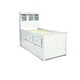 image 1 of Veera White Guest Bed With Drawers No Trundle And Noah Memory Foam Mattress