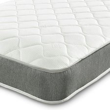 7-Inch Hybrid Sprung Mattress - Soft Firmness Deep Quilted Sleep Surface Grey | King