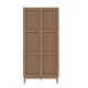 image 1 of Bordeaux 2 Door Wardrobe - MDF - L55.7 x W85 x H181 cm - Oak Brown