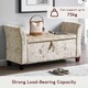 image 10 of Vida Designs Seville Storage Ottoman Bedroom Hallway Chest Bench, Crushed Velvet Champagne | Gold | Crushed Velvet Champagne | One Size