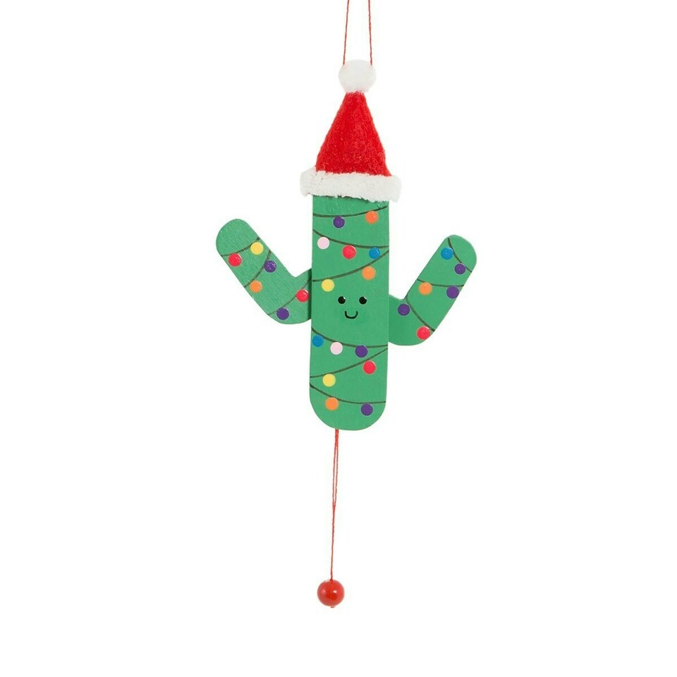 Sass & Belle Christmas Tree Decoration Festive Happy Cactus