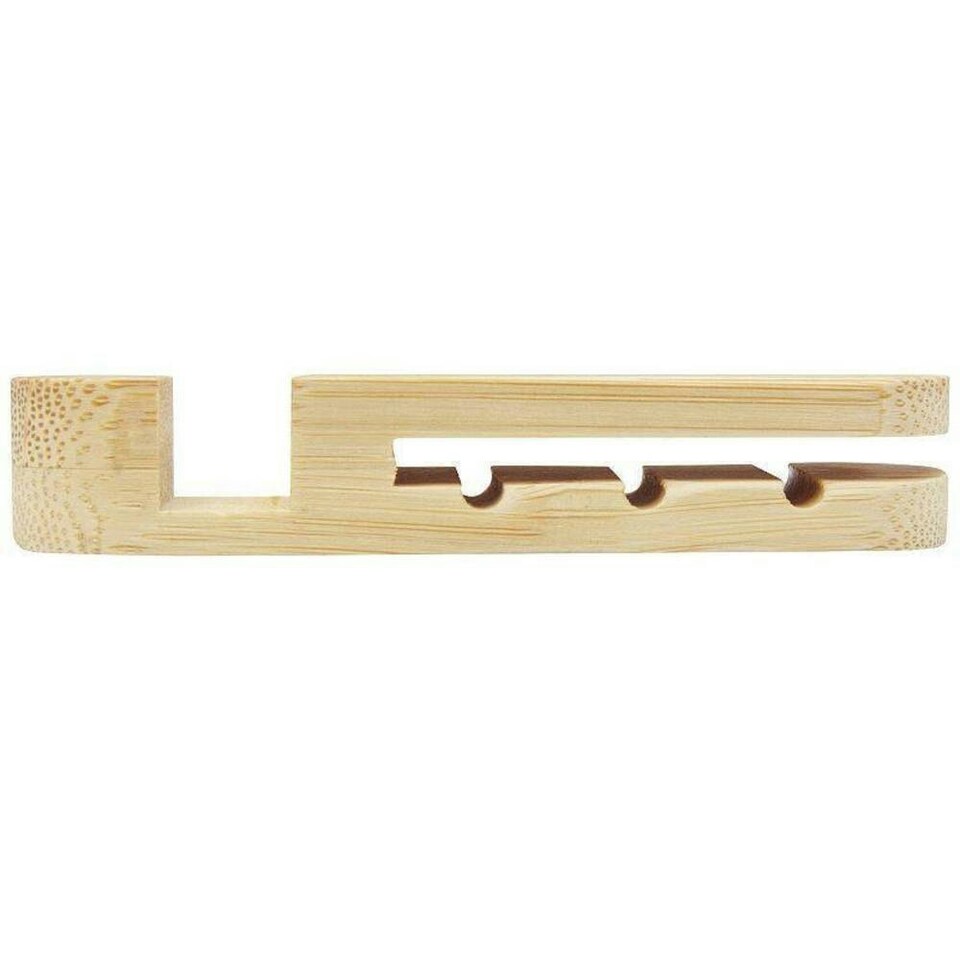 image 1 of Avenue Edulis Bamboo Cable Organiser - Beige - One Size