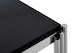 image 5 of Art Deco Black Granite Side Table,Silver Finished Bedside Table,Round Table By Couch,Decorative Table | Black