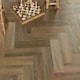image 3 of Glue Down LVT Flooring 2.0mm NodLg Oak Herringbone Wood Effect Luxury Vinyl Tile For Home & Commercial Use | Brown | Brown | Planks per Pack:  40  | Coverage per Pack: 2.116m² | 1