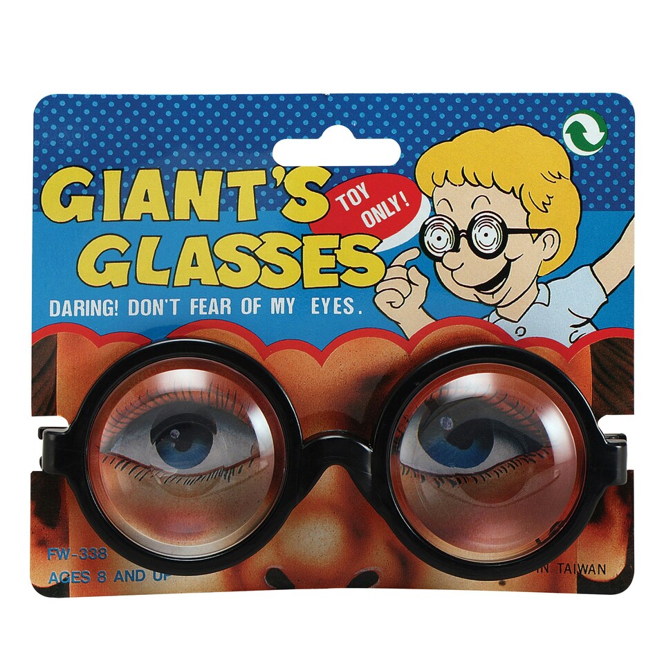 image 1 of Bristol Novelty Childrens/Kids Giants Glasses - Black - One Size Black | One Size
