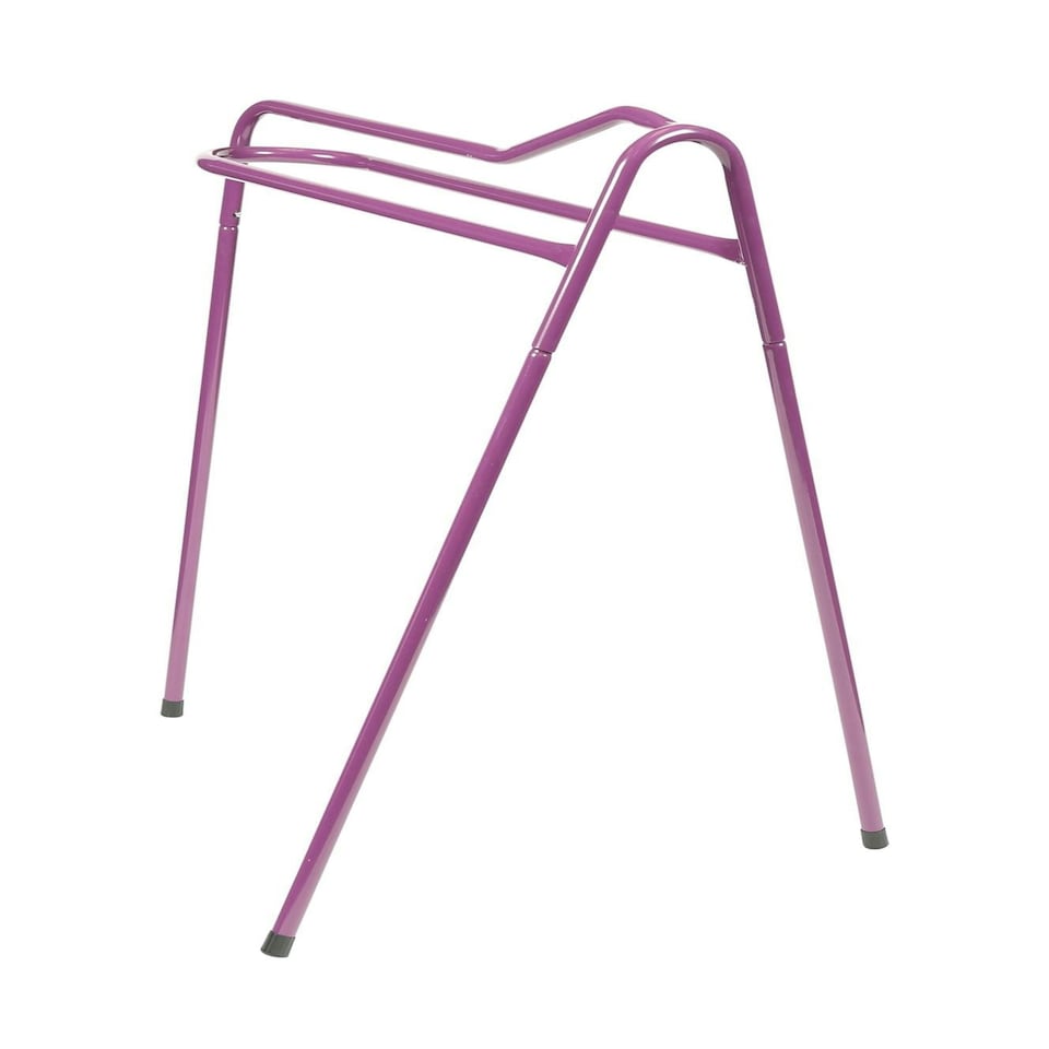 image 1 of Shires Collapsible Saddle Stand Purple | Colour: Purple
Size: One Size