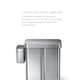 image 4 of Simplehuman 4L Compost Caddy and Food Waste Bin, Brushed Stainless Steel