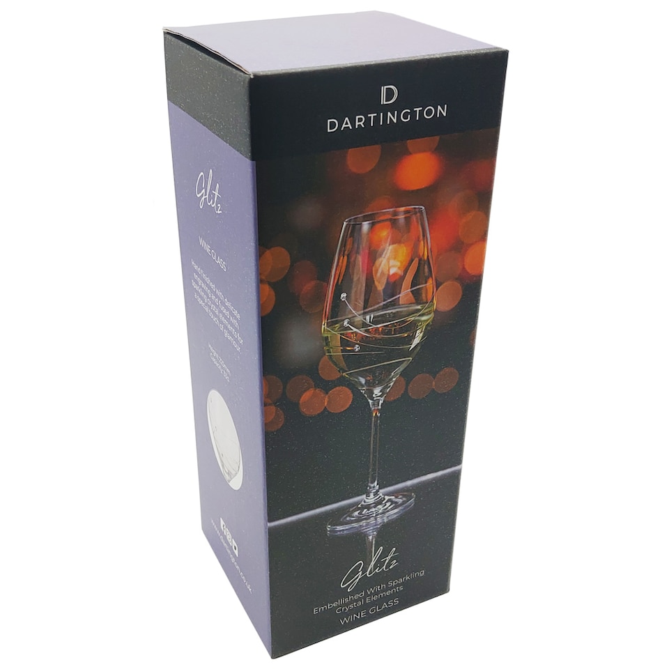 image 1 of Dartington Glitz Collection Wine Glass 330ml | Clear | 1