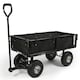 image 1 of MoverX 250KG Garden Trolley Heavy-Duty Wagon, Folding Sides, Rubber Wheels