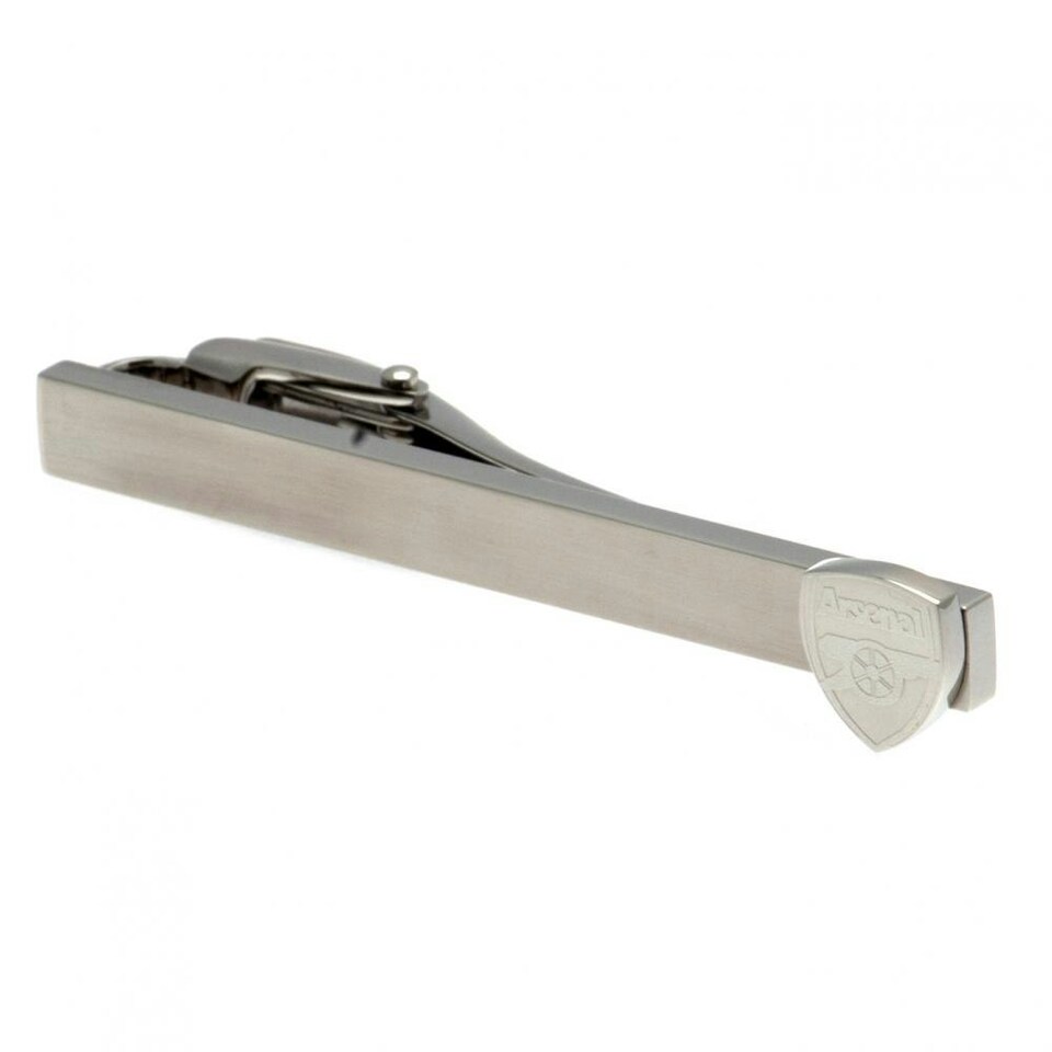 image 1 of Arsenal FC Tie Slide And Cufflink Set - Silver - One Size