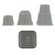 image 3 of KCT 8 Piece Stackable Adjuster Bed Riser