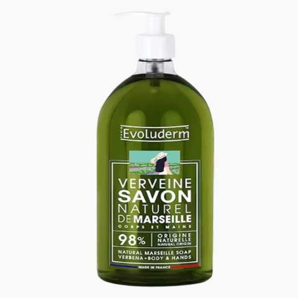 Evoluderm  Verbena Natural Liquid Marseille Soap 1 L