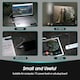 image 5 of USB Powered LED Lamp Light with Flexible Gooseneck For Keyboard, Desk, or Reading - Daffodil ULT05 | Silver