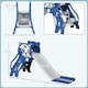 image 7 of AIYAPLAY Kids Slide with Basketball Hoop, Basketball, for 18-36 Months, Blue
