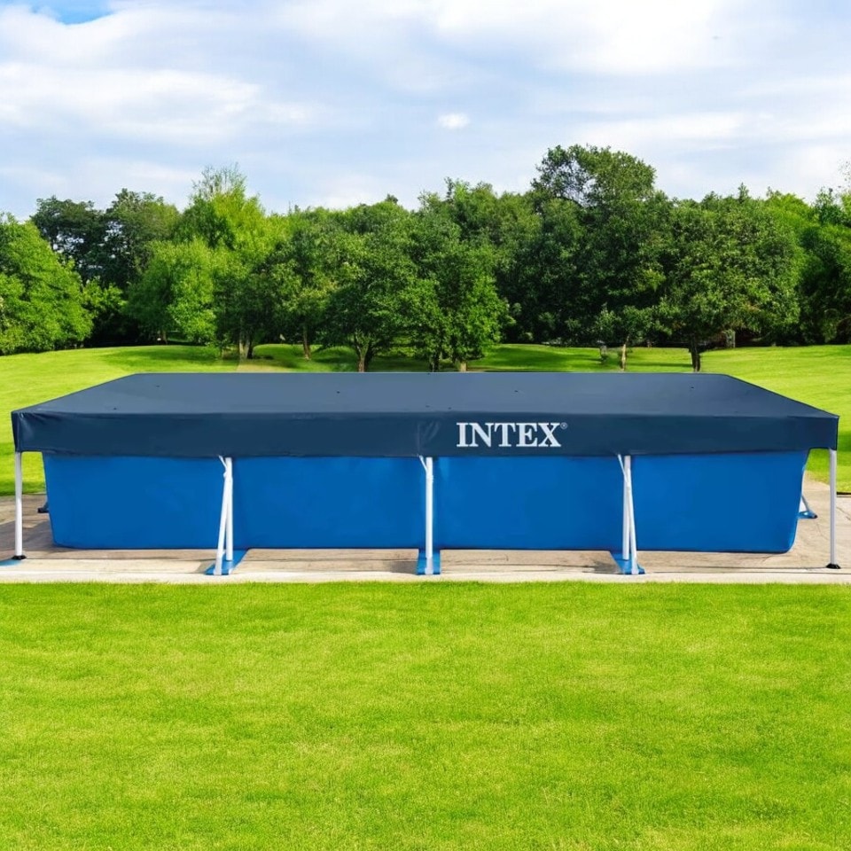 image 1 of Intex Rectangular Heavy Duty Pool Cover - 4.5m x 2.2m