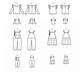 image 2 of Simplicity 9661 Paper Sewing Pattern – Children’s Tops, Dungarees, Dresses & Doll Clothes, Easy Dressmaking, Toy Making Pattern, Size A (3–4–5–6–7–8)