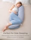 image 3 of Momcozy J Shaped Maternity Body Pillow