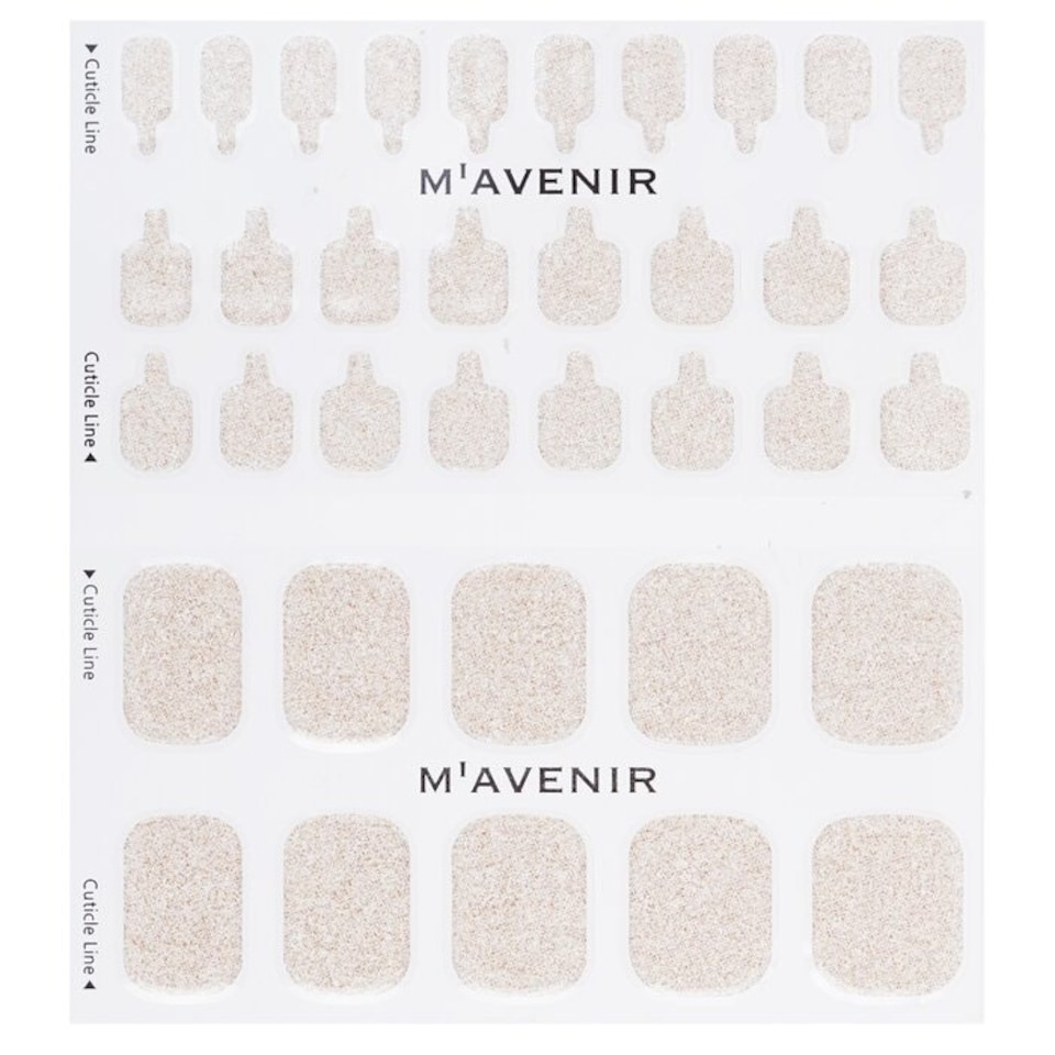 image 1 of Nail Sticker (pink) - # Fiesta Shampagne Pedi - 36pcs Pink
