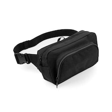 Bagbase Polyester Waist Bag - Black - One Size | Black