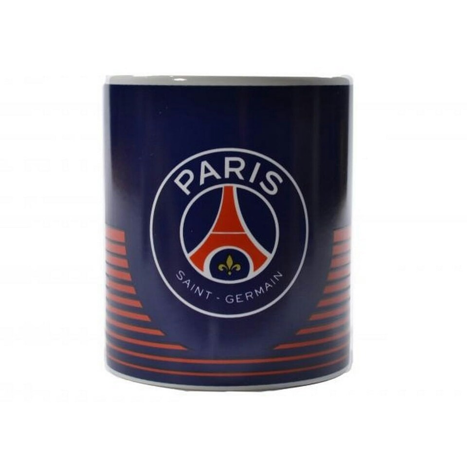 image 1 of PSG Linear 11oz Boxed Mug - One Size - Mugs - Regular - Paris Saint Germain FC - FBSMUGPSG002 N/A