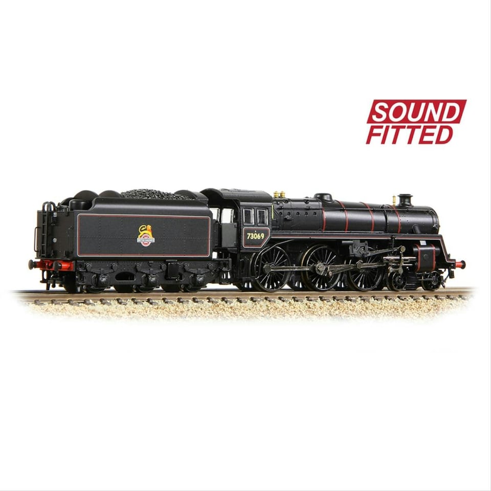 image 1 of Graham Farish 5MT w/BR1C Tender 73069 BR Lined Early Black (DCC-Sound)