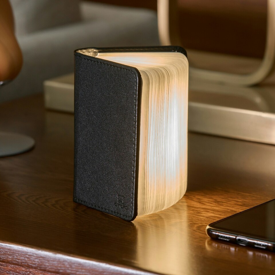 image 1 of Gingko LED Smart Book Desk Light N/A | Black Leather