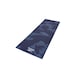 image 1 of Reebok 4mm Brush Strokes Yoga Mat 173 x 61 cm, Non-Slip PVC with Tacky Bobble Grip & Carry Strap (Dark Blue) | Multi | Dark Blue | One Size
