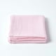 image 3 of Homescapes Organic Cotton Waffle Baby Blanket Pink - 90 x 112 cm | Pink