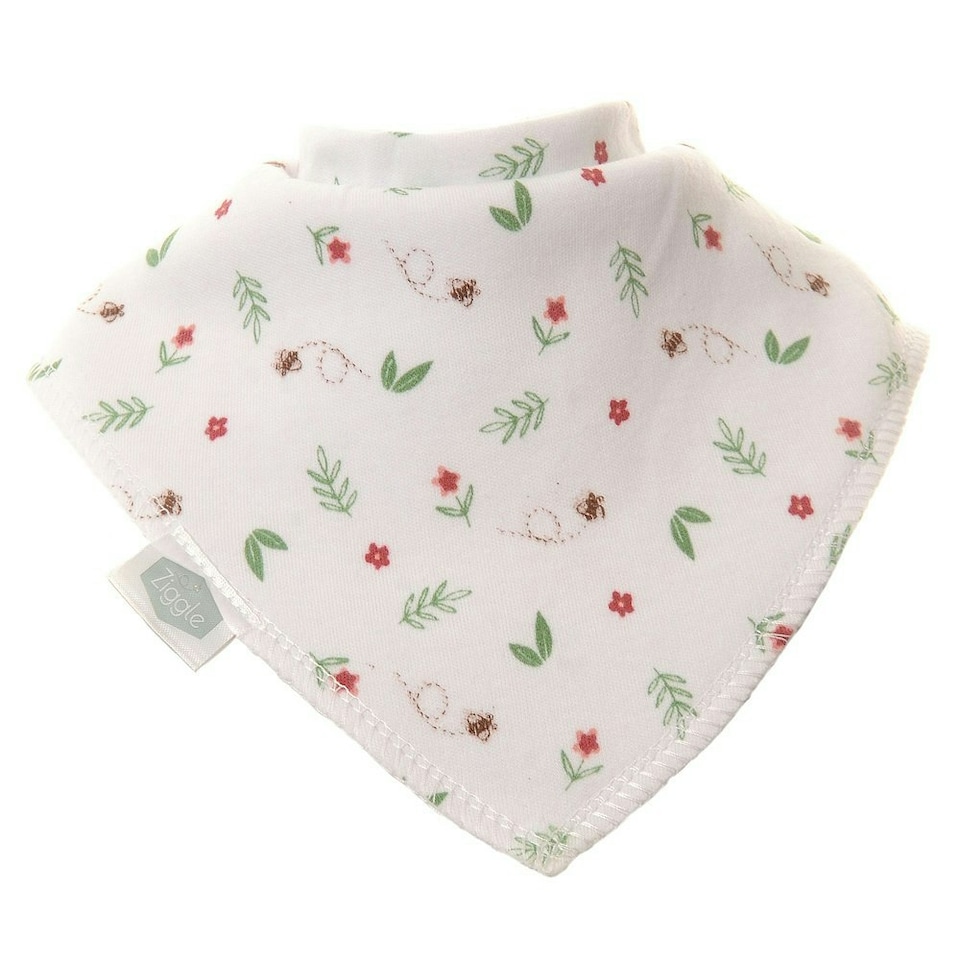 image 1 of Ziggle Bandana Dribble Bibs Bunnies Pack of 4 | Multi | One Size | 4