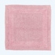 image 1 of Homescapes Luxury Reversible Cotton Shower Mat - Blush Pink Pink