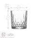 image 3 of LAV Odin Whiskey Glasses - 330ml - Clear - Pack of 6 | Clear | Transparent
