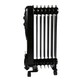 image 4 of EMtronics 7 Fin Oil Filled Heater Radiator - Black
