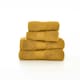 image 2 of Bliss 650gsm Pima Cotton Supersoft Fluffy Towels Multi | Saffron | Bath sheet