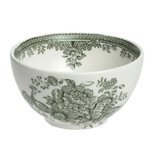 Sugar Bowl: Burleigh Green Asiatic Pheasants Sugar Bowl, Ceramic