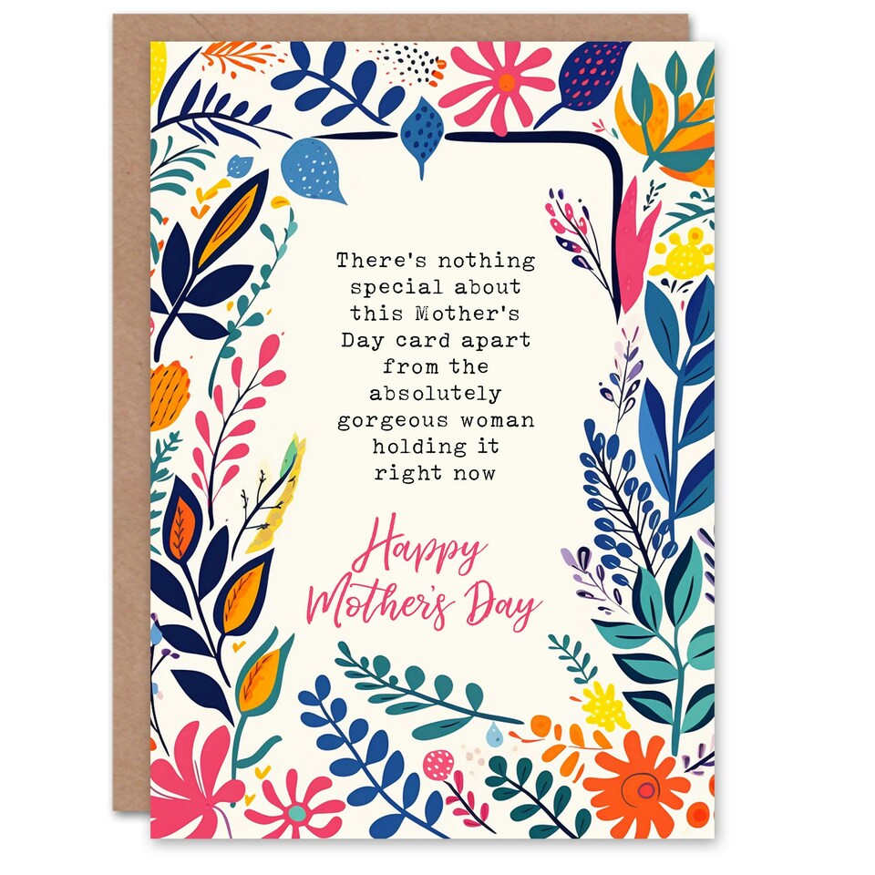 image 1 of Mothers Day Card Sincere Gorgeous Woman Sweet Mum Card