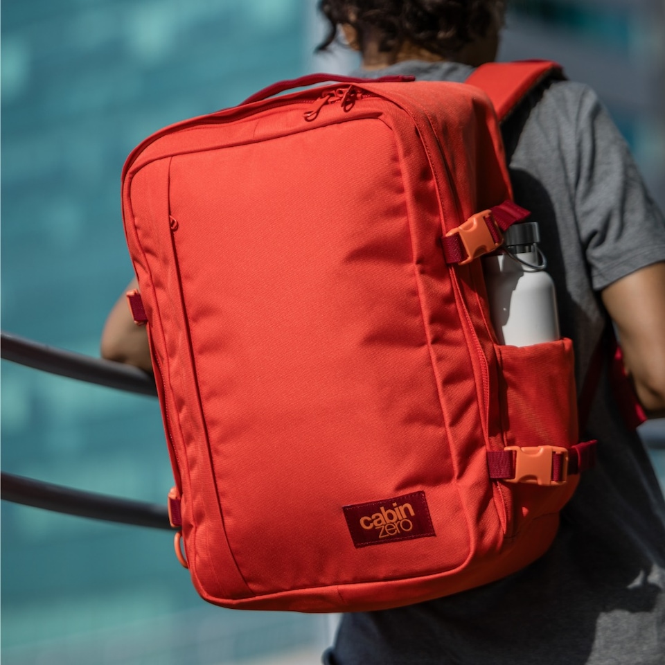 image 1 of Cabinzero Classic Plus Backpack 32L, Padded Carry On Travel Rucksack with Chest Strap