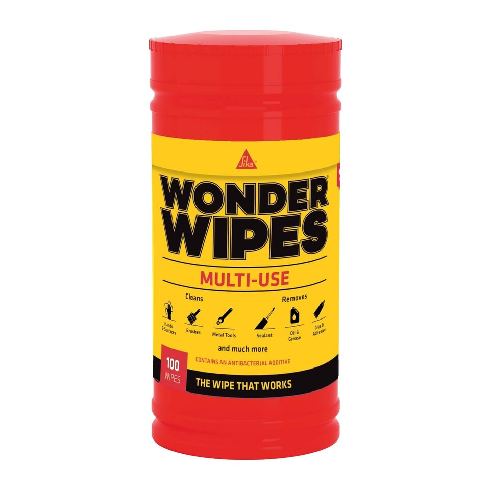 image 1 of Everbuild Sika Wonder Wipes - 100 Cleaning Wipes