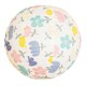 image 4 of ValueLights Annie Bold Floral Natural Fabric Globe Ball Ceiling Lamp Shade